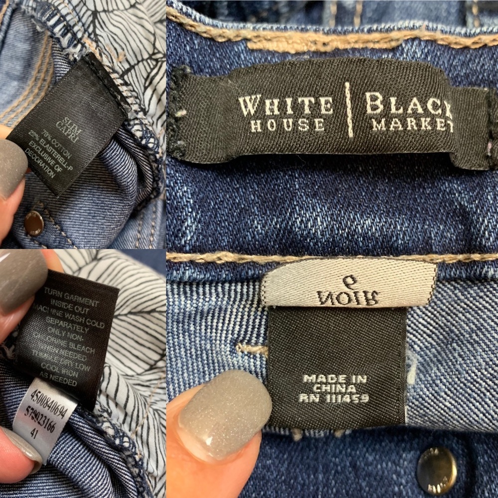 White House Black Market cropped “slim capris” - Picture 8 of 8
